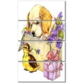 thumbnail image 2 of Cute Puppy Dog and Duck - Contemporary Animal Art Canvas, 2 of 3