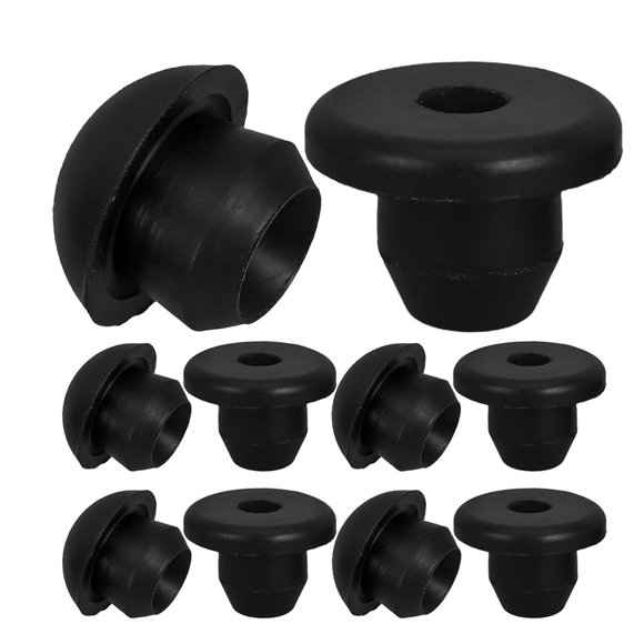 HLONK Rubber Plug Hydraulic Filler Bung 12Pcs 0.55X0.55X0.43In