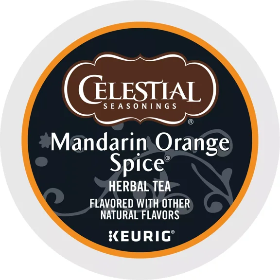 Celestial Seasonings Mandarin Orange Spice Tea, 96 K-Cup Pod