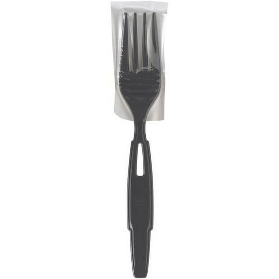 GP Pro Dixie Ultra Smartstock Series-W Heavyweight Fork Refill - Fork - 1 x Fork - Disposable - Black - 40/Pack - 24 / Carton