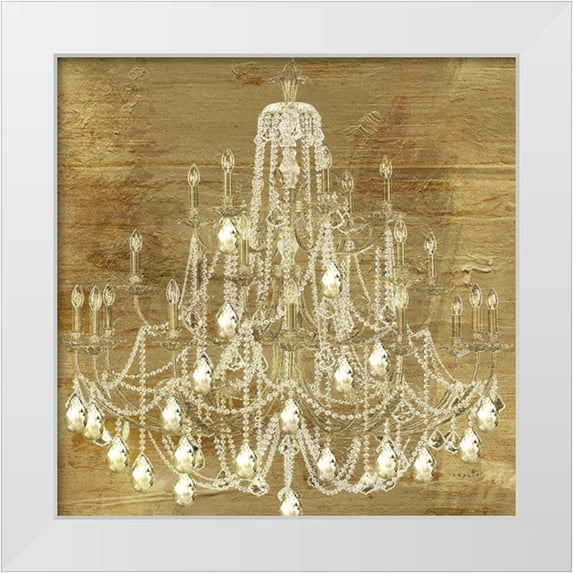 Sophie 6 15x15 White Modern Wood Framed Museum Art Print Titled - Dancing on the Ceiling