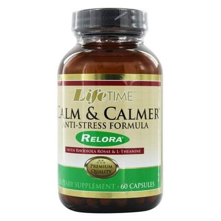 LifeTime Vitamins - Calm & Calmer - 60 Capsules Contains Magnolia (Best Time To Take Vitamins)