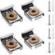 thumbnail image 1 of 4 piezas Clips de resorte para espejos Clips para colgar espejos Abrazadera de fijación para espejos Soportes para espejos con pernos y tornillos para colgar espejos, 1 of 5