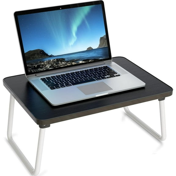 Lap Desks Laptop Tray for Bed or Couch,Portable Breakfast Serving Tray with Folding Legs,Foldable & Lightweight Mini Table, Laptop Stand for Working, Reading and Writing