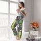 thumbnail image 5 of Fotbe Cartoon Dinosaurs Pantalones de Pijama para Mujer, Pantalones de Dormir, Pantalones Pj con Cordón y Bolsillos-Small, 5 of 6