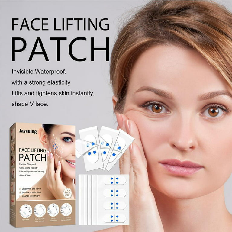Face Lift Tapes 40Pcs Women Face Label Lift Up Chin Adhesive Tape Beauty UK