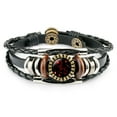 thumbnail image 2 of Fiudx Pulsera de Constelación, Elegante Diseño de Cuerda de Cuero, Puños Punk Tejidos a Mano, Material de Aleación Resistente, Regalo Ideal para Cualquier Ocasión, Perfecta para Amigos o Familiares,, 2 of 2