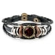 thumbnail image 2 of Pulseras para mujer, regalos para mujer, pulsera de 12 constelaciones, pulsera de cuerda de cuero, pulsera de cuerda tejida a mano para hombre y mujer, pulsera de cadena punk., 2 of 2