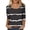 Multicolor#09, variant on Western Shirts for Women Cute Floral/Striped/Tie Dye Bleached Printed Summer 3/4 Length Sleeve U-Neck Basic Tees Tops Trendy Oversized Comfy Tunic Tshirt Blouse Multicolor#05 XL