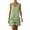 Green, variant on SROBPTY Summer Dresses for Women Solid Sleeveless V Neck