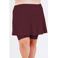 thumbnail image 6 of Calypsa Women's and Women's Plus High Waisted Midi Swim Skort with Attached Shorts, 6 of 11