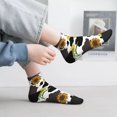 thumbnail image 2 of Rateoe Sunflowers Country Pattern Quarter Crew Socks,Toe Seamed Ankle Socks,Cotton Cushioned Breathable Athletic Crew Sports Socks, 2 of 7