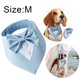 thumbnail image 2 of Bandana de boda para perro, collar para perro con pajarita, disfraz de cumpleaños, esmoquin ajustable para fiesta de mascotas, rayas azules, 2 of 5