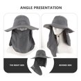 thumbnail image 3 of BESTYASH Sombrero Ancho Negro Con Cubre Cuello Y Resistente Ideal Para Camping Y Excursiones, 3 of 7
