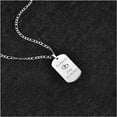 thumbnail image 4 of Men's Custom Name Necklace Hip Hop Personalised Pendant Necklace,Silver, 4 of 5