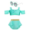 thumbnail image 4 of Bañador de dos piezas para niñas de 2 a 10 años, traje de baño de estilo princesa Disney, Bikini de verano, 2024, 4 of 5