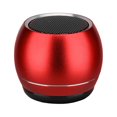 thumbnail image 1 of Altavoz Bluetooth de metal PAVEOS, minialtavoz, subwoofer portátil para exteriores, calidad de sonido HIFI, reducción de ruido inteligente, apto para personas mayores (rojo), 1 of 5