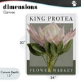 thumbnail image 3 of Stupell Industries Modern King Protea Flower Market Canvas Art, 24 x 30, by Jennifer Stith, 3 of 7