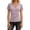 Pink, variant on T Shirts for Women 2026 Summer Short Sleeve V Neck Wrap Shirt Dressy Casual Office Work Tshirt Blouse
