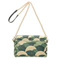thumbnail image 2 of FORMRS Women Crossbody Purse with Chain Strap Vegan Leather Shoulder Handbag, Green Abstract Shapes, 2 of 7