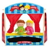 Wooden Puppet Stage Playhouse Set with Accessories, Its show time folks! Set the stage with this wooden theater By Hape