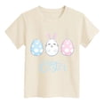 thumbnail image 5 of Easter Clothes for Kids Retro Breathable Brown Eggs-Track Summer Easter Tshirt 2026 Kids Happy Easter Crew Neck Short Sleeve Tee Tops, 5 of 5