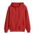 thumbnail image 6 of Otntypg Womens Oversized Hoodies Lightweight Casual Fall Hooded Pullover Sweatshirts Trendy Fall Long Sleeve Pullover Hoodie Tops with Pocket, 6 of 7