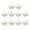 Golden, variant on SHISUYAN 10 Pcs Small Diamond Crown Pendant DIY Alloy Accessories Diamond Jewelry Ornament Accessories (Gloden)