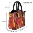 thumbnail image 3 of Autumn Leaves Rivet Fashion One-Shoulder Women's Handbag Tote Bag, 3 of 6