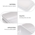 thumbnail image 6 of jojofuny Dish White for Study Room Style Shatterproof Bowls 2Pcs 1x2.8x5.7in, 6 of 7