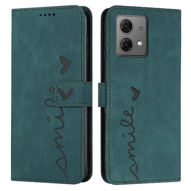 Compatible con Motorola Moto G84 Funda tipo cartera a prueba de golpes con tapa abatible y protección total con hebilla lateral de cuero sintético, línea botánica, términos de inserción de tarjetas