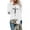 White, variant on COKOI Tshirts For Women Long Sleeve,Round Sleeve Vertical Cross Casual Graphic Shirt,（Jasus Has My Back）（White M