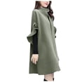 thumbnail image 3 of Summer Savings Clearance 2024! yoeyez Trench Coats for Women Fashion Women Work Solid Vintage Winter Office Sleeveless Button Woolen Jacket Coat Gabardinas Para Mujer Elegantes, 3 of 4