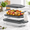 Gray, variant on Gray Rectangular Glass Baking Dish Set with Lids, 3-Piece Stackable Oven-Safe Casserole Dishes