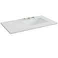 thumbnail image 6 of Bellaterra Home 430002-37R-WER 37 in. Quartz Countertop & Single Rectangle Right Sink, White, 6 of 6