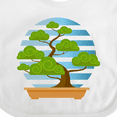 thumbnail image 4 of Inktastic Bonsai Tree Garden Girls Baby Bib, 4 of 4