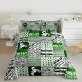thumbnail image 3 of Homewish Dirt Bike Teens Bedding Comforter Set, Motorcycle Extreme Sports Twin Comforter Sets, Green Fashion Abstract Reversible Bedding Set, Super Cozy Room Decor, 2-Piece, 3 of 9