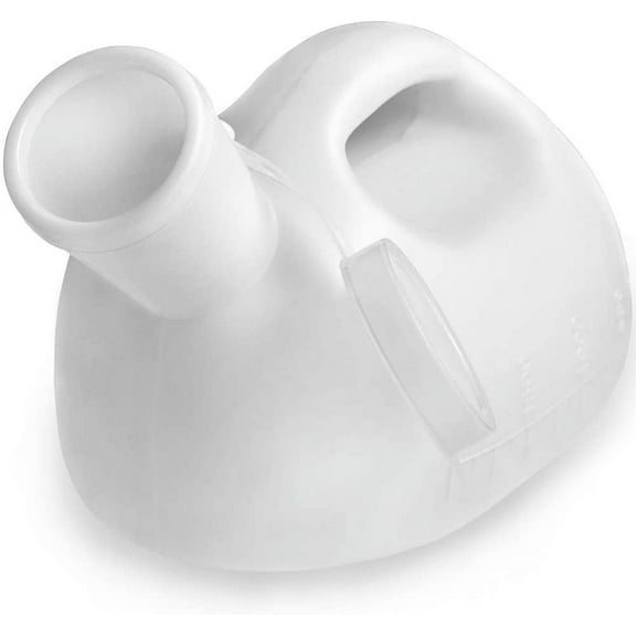 Urinals for Men 2000 ml/66 oz Portable Male Urinal Urine Collection Container for Adults/Large Plastic Pee Holder for Hospital,Incontinence,Elderly,Driving