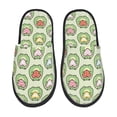 thumbnail image 1 of Balery Cute Chubby Frog Pantuflas de Casa de Felpa Silenciosas con Diseño Estampado, Zapatillas Cómodas Antideslizantes de Algodón para Interior-Large, 1 of 8