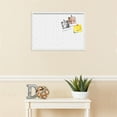thumbnail image 3 of PinPix 26x18 Custom Cork Bulletin Board Modeco Hex Grey Poster Board Has a Fabric Style Canvas Finish, Framed in Modeco Hex Grey, by ArtToFrames (PinPix-1538), 3 of 5