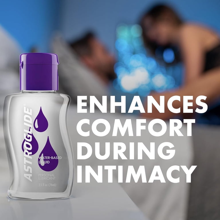 Personal Lubricant Astroglide Water Based Lube (4oz), Ultra Gentle Gel  Personal - Want It All No Drip Thick Gel Lube