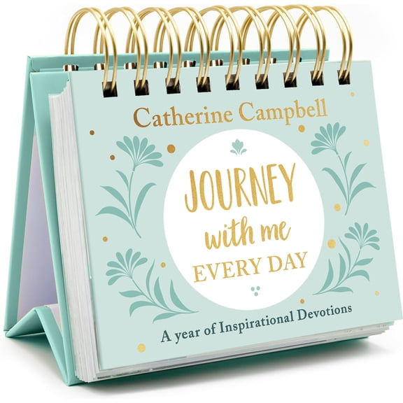 Journey with Me Every Day - 366-Day Perpetual Calendar: A Year of Inspirational Devotions, (Hardcover)