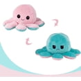 thumbnail image 1 of LAICAIW Jouets en Peluche Pieuvre à Double Face, Poupée Pieuvre à Retourner, Douce et Réversible, Animaux en Peluche Pieuvre, Vert A, 1 of 5
