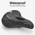 thumbnail image 3 of Wittkop Comfort Gel Bike Seat with Innovative 3 Zone Concept I Soft Padded Bicycle seat for Men and Women, Wide Bike Saddle for Exercise in- & Outdoor, 3 of 5