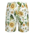 thumbnail image 6 of Disketp Men'S Swim Trunks Hawaiian Breathable Surf Beach Swimsuits Mesh Lining Beach Shorts With Pockets-Watercolor Bright Sunflowers, 6 of 9