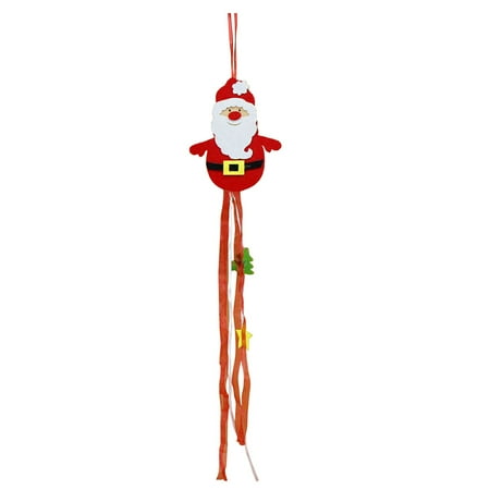 

ZTTD Creative Christmas Decorations Non Woven Christmas Tree Christmas Ribbon Pendant A