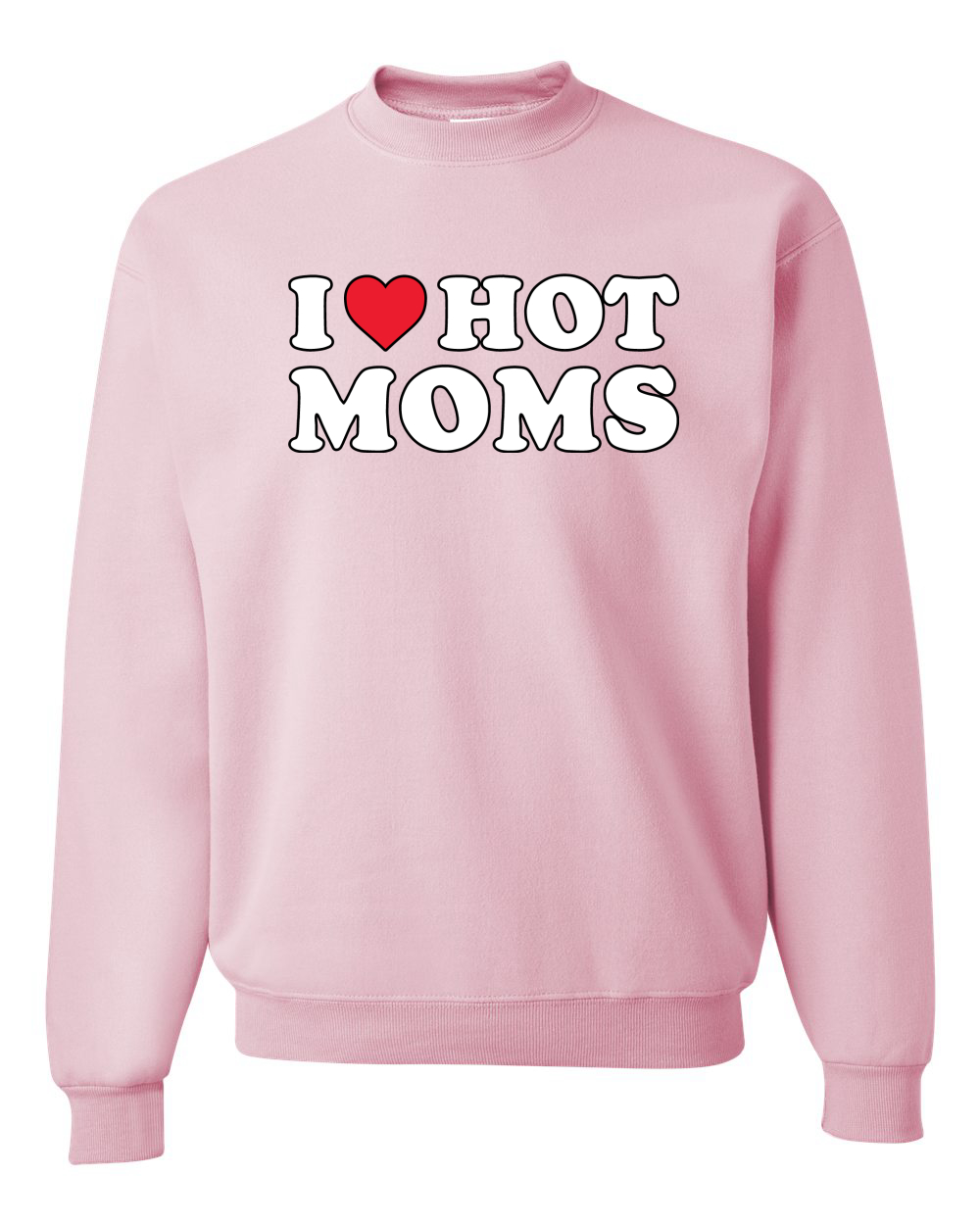 I love hot moms hoodie pink Clearance