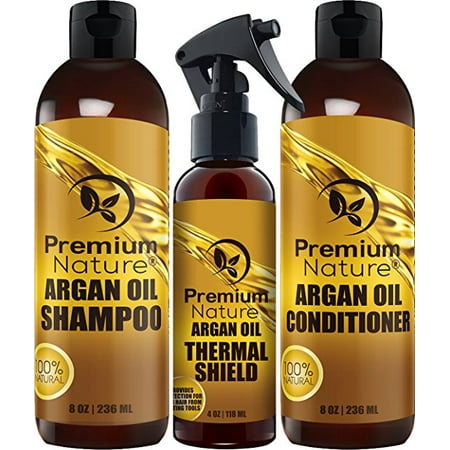 Argan Oil Hair Care Set By Premium Nature Argan Oil Hair Care Set By Premium Nature