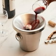 thumbnail image 4 of True Stainless Steel Spittoon with Lid for Wine Whiskey Cocktails, Set of 1, 4 of 7