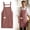 Coffee, variant on ZFSBZBS 1 Pack Kitchen Aprons, Apron for Cooking with 2 Pockets, Unisex Adjustable Neck Strap Chef Aprons for Men Women,Coffee